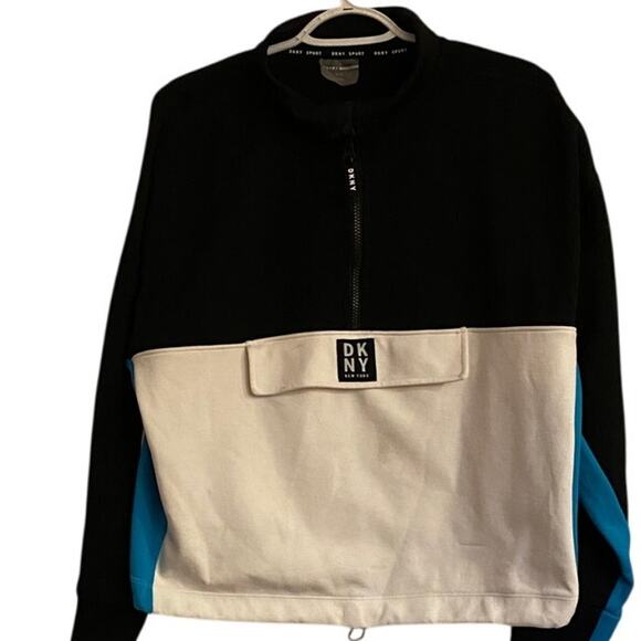 DKNY Sport Other - DNKY Sport. Polo Shirt Color Block Zip Long Sleeve M